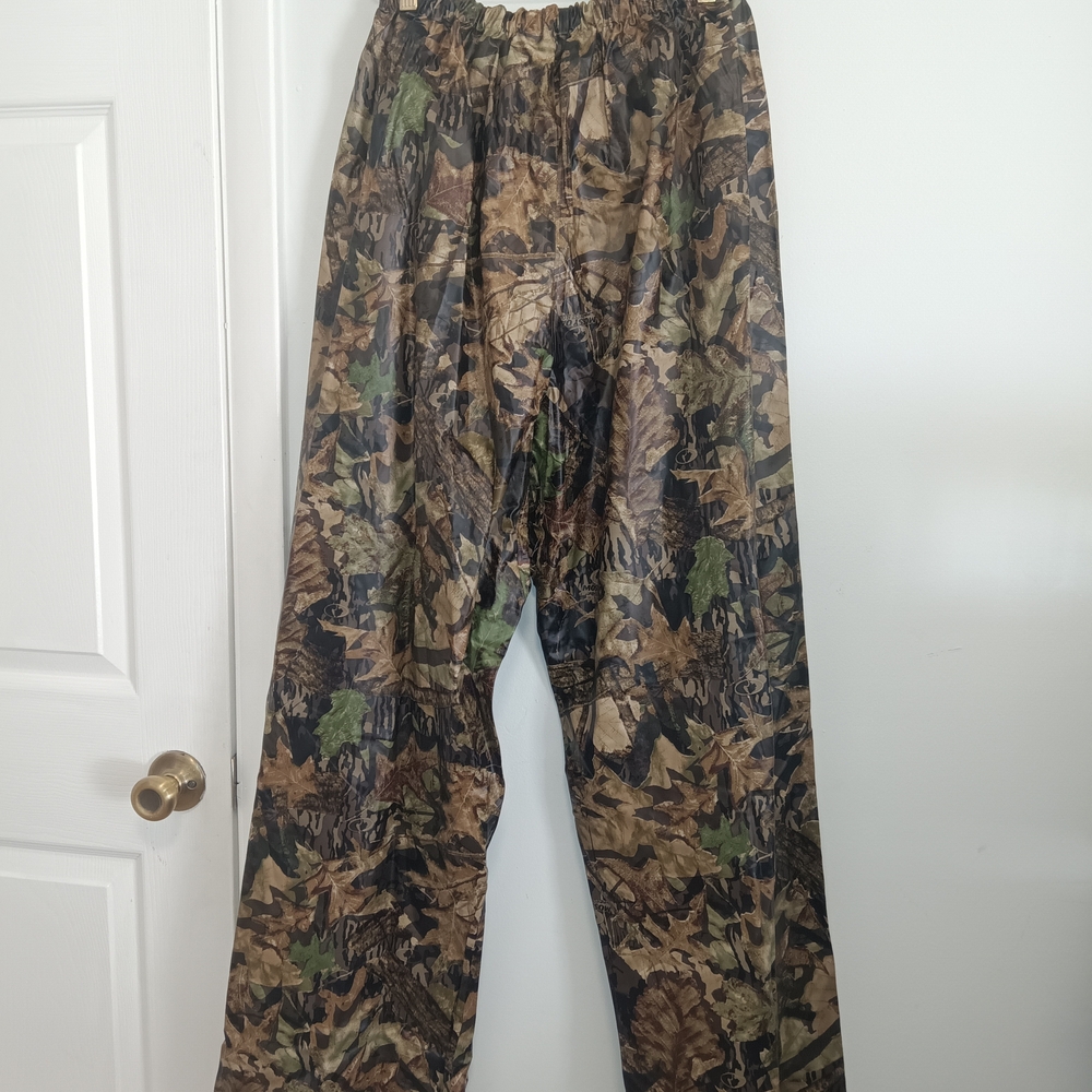 Jerzees Outdoors Vintage Camouflage Pattern Pants Hunting Fishing Activewear XL
